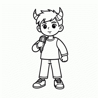 Agoti para colorir