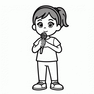Carol para colorir