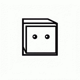 Cubo Classico — Geometry Dash para Colorir