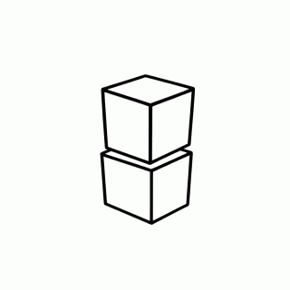 Dual Cubo para colorir