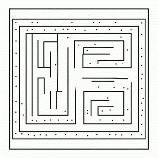 Labirinto Do Pac Man para colorir
