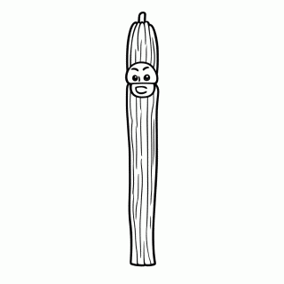Tall Nut para colorir