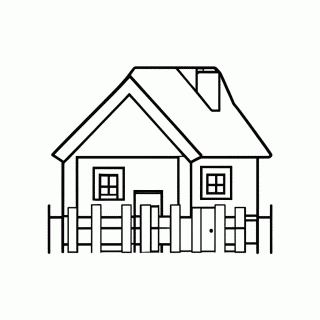 Brookhaven Casa para colorir