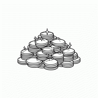 Prize Coins para colorir