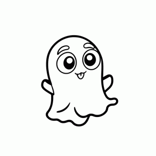 Boo Fantasma para colorir