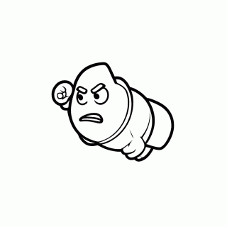 Bullet Bill para colorir