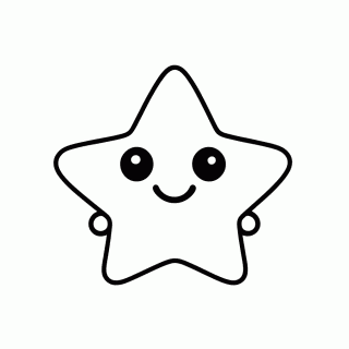 Luma Estrela — Super Mario para Colorir