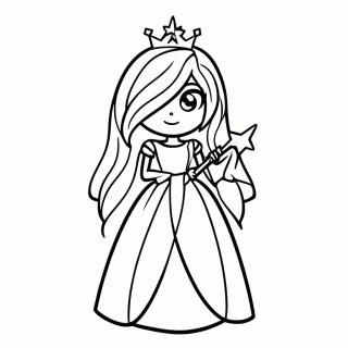 Rosalina Galaxia para colorir