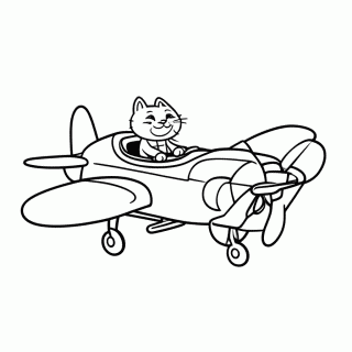 Aviao Do Tom para colorir