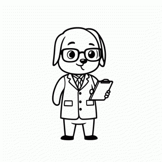 Ben Com Oculos para colorir