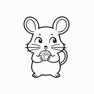 Rato Do Tom para colorir