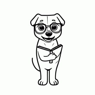 Talking Ben Cachorro para colorir