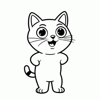 Talking Tom Classico — Talking Tom e amigos para Colorir