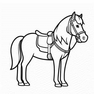 Epona Cavalo De Link para colorir
