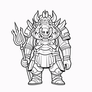 Ganon Vilao para colorir