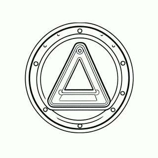Hylian Shield para colorir
