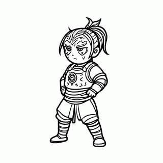 Impa Guardia para colorir