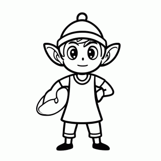 Link Tunica Verde para colorir