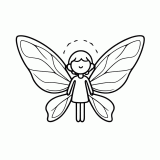 Navi Fada para colorir