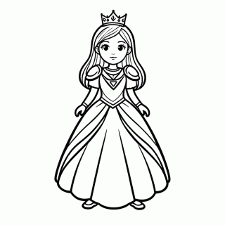 Princesa Zelda para colorir