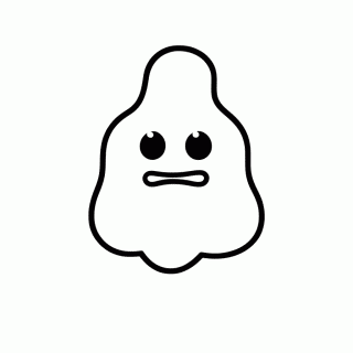 Blob Comilão de Doce para colorir
