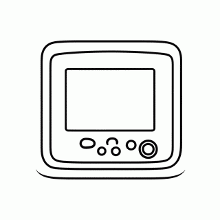 Console Portátil Clássico para colorir