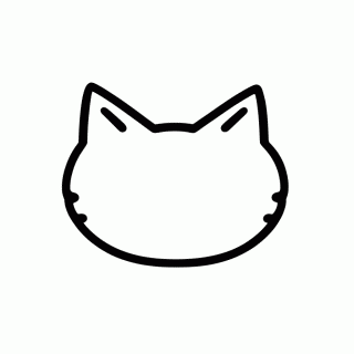 Gatinho Branco de Laço Rosa para colorir
