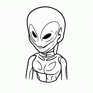 Impostor Alienígena para colorir