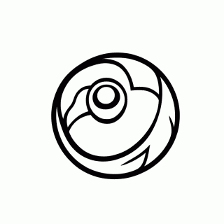 Pokébola Mestra para colorir