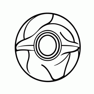 Super Pokébola para colorir