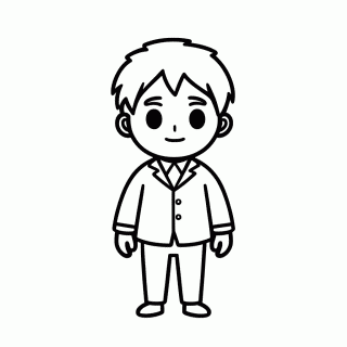 Toji Fushiguro para colorir