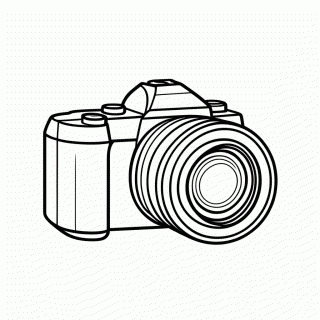 Camera Fan para colorir