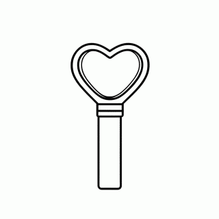 Lightstick Blackpink para colorir