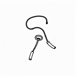 Microfone Headset Show para colorir
