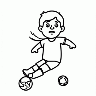 Johan Cruyff (Holanda) para colorir