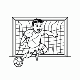 Eusébio (Portugal) para colorir