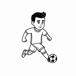 Kaká (Brasil) para colorir