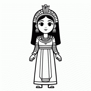 Cleopatra — Asterix e Obelix para Colorir