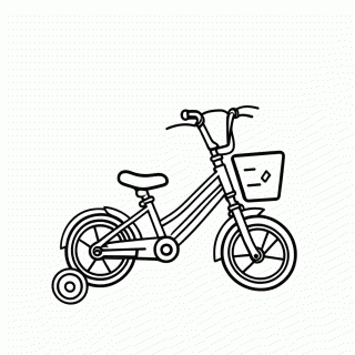 Bicicleta Do Rowley para colorir