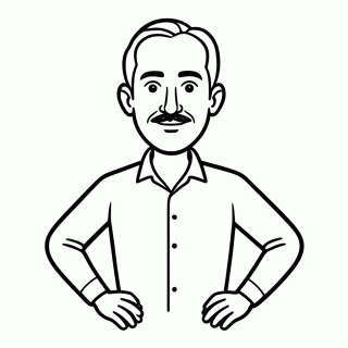 Frank Pai Do Greg para colorir