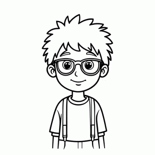 Fregley Vizinho para colorir