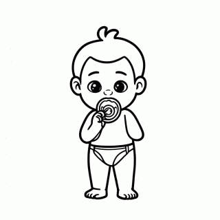 Manny Irmaozinho para colorir