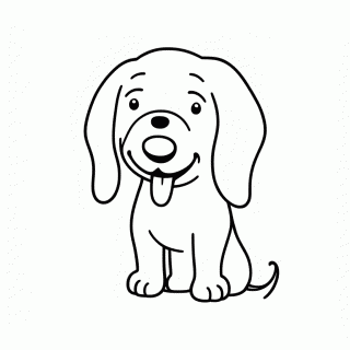 Odie Cao Bobao para colorir