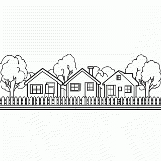 Bairro Do Limoeiro para colorir