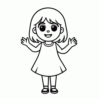Marina Amiga para colorir