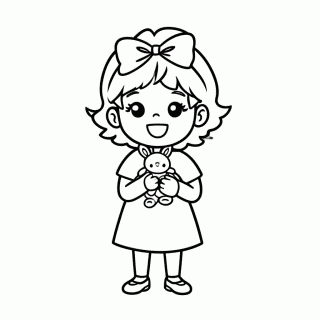 Monica Com Sansao — Turma da Monica para Colorir