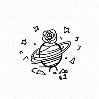 Asteroide B612 para colorir