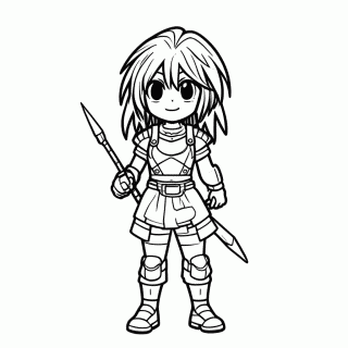Clarisse La Rue para colorir