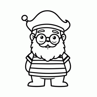 Sr Smee para colorir