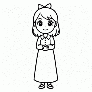 Wendy Darling para colorir